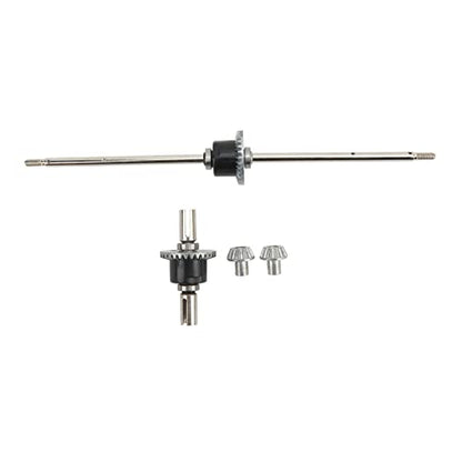 Replacement Front and Rear Differential, Stainless Steel Metal Front Rear Differential Gear Spare Parts for WLtoys 12428 12427 RC Car