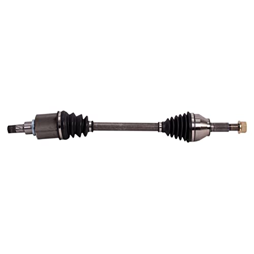 TRQ Front Driver Side CV Axle Assembly Compatible with 2013-2016 Nissan Sentra CVT 2017-2018 Sentra SR CVT 2017-2018 S SL SV - style: CSA34120