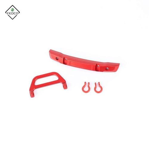 SCX24 Front Bumper Metal Bumper For Axial SCX24 Upgrades C10 Bronco Deadbolt 1/24 RC Crawler