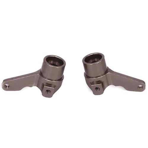 Steering Knuckle Models For Kyosho For Optima 4Wd RCAWD 1/10 2PCS Alloy Steering Hub Carrier Blocks Arm Rc Model Car For Buggy Off-Road Parts(Titanium) - color: Titanium