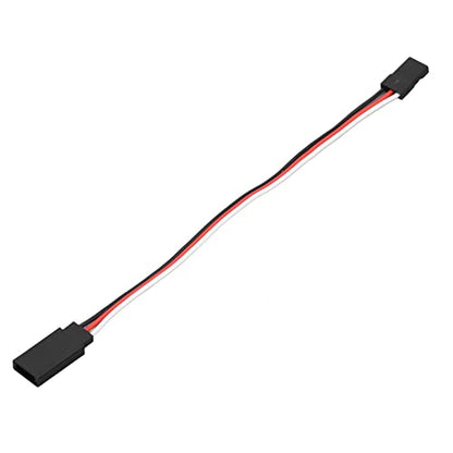 Servo Extension Cable 3 Pin Brass Core High Conductivity Flexible Durable Wire for RC Cars Drones Helicopters Aircraft 10PCS Set (200mm Male to Female) - size: 200mm male to female