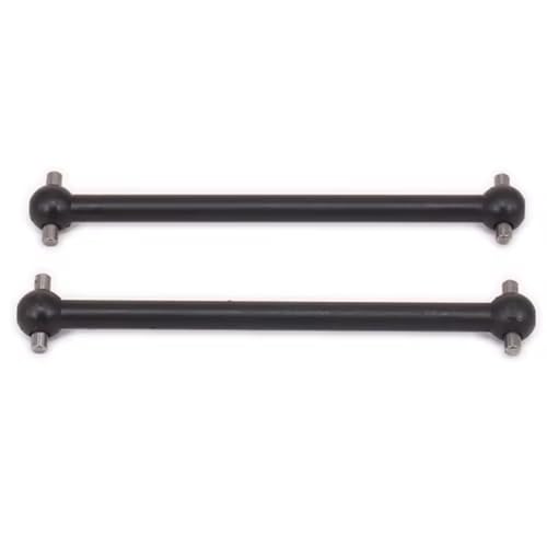 Compatible with HPI WR8 for Flux WR80007 1/10 Rc for Hobby Car Accessories Parts Drive Shaft Dogbone 56mm Hole to Hole RC Car DriveShafts(Black) - color: Black