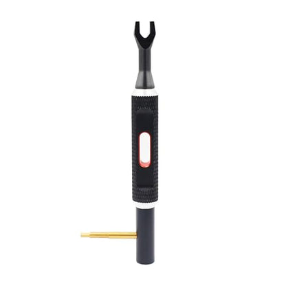 RC Multi-Function Wrench Turnbuckle Nut Ball Joint Remover 4mm Universal Repair Tool with 2.0mm Screwdriver for 1/10 1/8 1/24 Crawler Truck Off Road Car Boat Drone Airplane(Black Red) | 4mm Universal Repair Tool,2.0mm Screwdriver,for 1/10 1/8 1/24 Crawler