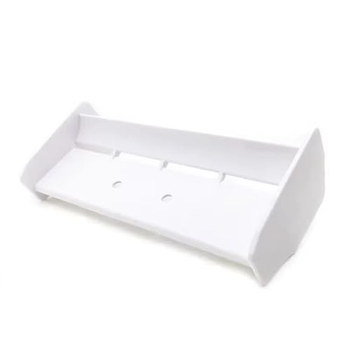 RC Modifications Spare Compatible with HSP 94106 94107 94166 S279 1/10 RC Off-Road for Buggy Truck Upgrade Parts Soft Tail Wing Rear Spoiler - color: White