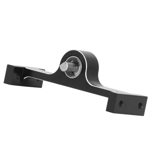70mm Aluminum Alloy Transfer Box, Durable Gearbox Cover with Steel D-Shaped Shaft, Transmission Gearbox for 1/10 RC Crawler Upgrades Off-Road Racing and Rock Crawling Enthusiasts - color: Black