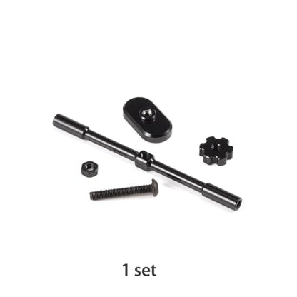 Aluminum Ultra-Light Body Mounts Chassis Brace, 70mm Width, 1 Set | 7075 Aluminum CNC Machined, Black Anodized, with M3 Hardware, 5.9g Compact Lightweight