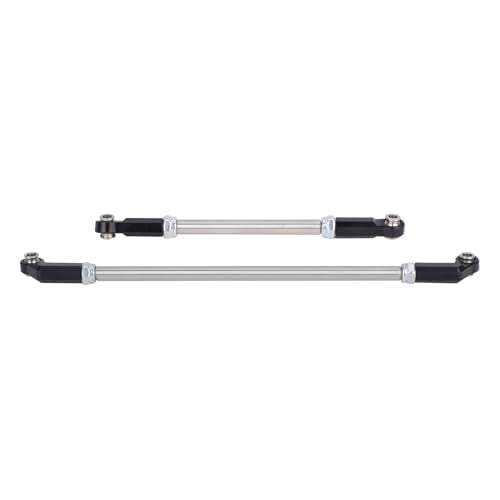 Vanquish RC Steering Link, Aluminum F10 Portal Axles Steering Link for 1/10 RC Crawler VS4-10 Phoenix F10 Upgrades (Black)