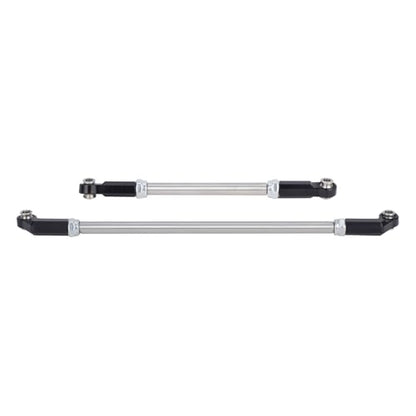 Vanquish RC Steering Link, Aluminum F10 Portal Axles Steering Link for 1/10 RC Crawler VS4-10 Phoenix F10 Upgrades (Black)