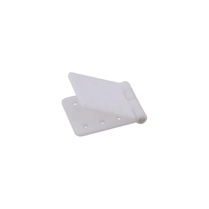 30PCS White 24x12 Remote Control Aircraft Hinges Nylon Hinge for RC Airplane Model Airplane Parts Fixed Wing Model