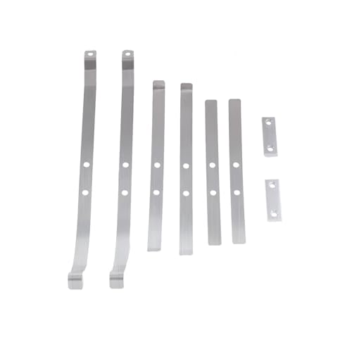 Compatible with MN for MN82 LC79 1/12 RC Car Upgrade Parts Accessories Metal Rear Axle Fixed Shock Absorber for Spring Plate RC Assortment