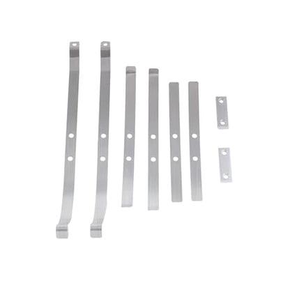 Compatible with MN for MN82 LC79 1/12 RC Car Upgrade Parts Accessories Metal Rear Axle Fixed Shock Absorber for Spring Plate RC Assortment