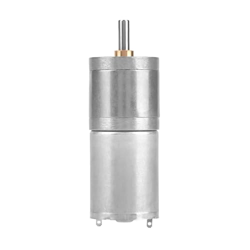 12V Mini DC Motor, 1000RPM Micro Electric Gear Motor Metal Reversible High Torque Speed Reduction Shaft 25mm for PCB DIY RC Car Robot Model Drive Electric Drill Gear Box(1000RPM) - size: 1000RPM