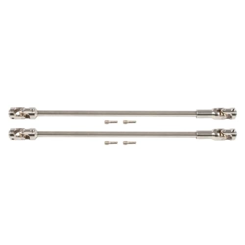 1/10 RC Crawler Stainless Steel Cut to Length Driveshaft 68-229mm Universal Drive Shaft for SCX10 III/Pro Capra TRX4 VS4-10 UTB18 LCG Chassis Cheater Rigs Upgrade Parts (Silver,2) - color: Silver