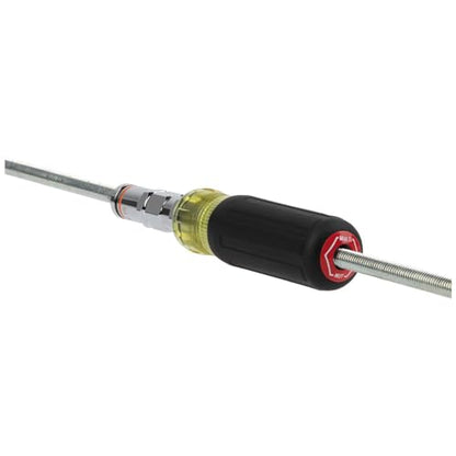 Klein Tools 32809MAG 9-in-1 Multi-Nut Driver Tool, Magnetic SAE Pass Through Driver with Hex Nut Sizes 3/16 to 3/4-Inch - style: 9-in-1 Nut Driver