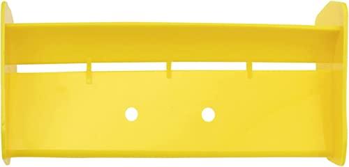 2Pack 1:10 Scale RC Plastic Rear Spoiler Tail Wing for 1/10 Scale RC Racing Car Off-Road Buggy Truck Accessories for HPI KYOSHO HSP 94106 94107 94166 06021 (Black Yellow) - color: Black Yellow