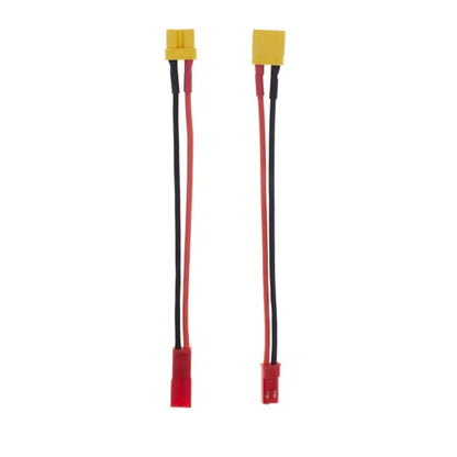 MEIVIFPV JST to XT30 Adapter XT30U JST Male Female Connector Plug with 20AWG 10CM Silicone Cable Wire for RC FPV Battery Charging