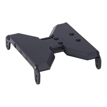 1/10 RC Skid Plate,1Pcs Delrin Transmission Plate Carbon Fiber Chassis Skid Plate for 1/10 RC Crawler Axial Scx10II or III Capra 1.9 UTB Upgrade Parts
