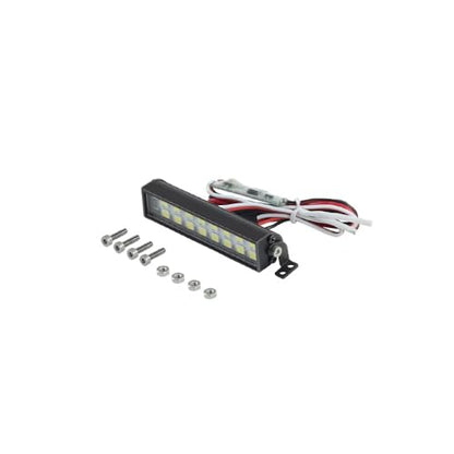RC Light Bar 16 LED 2.05Inch Aluminum RC Lights RC Crawler Accessories for Axial SCX10 Traxxas TRX4 TRX4M Arrma Senton Redcat GEN7 1/10 1/18 Scale Rock Crawler Truck RC Car Roof Light Kit