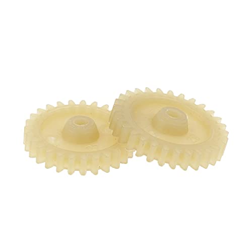 Replacement Part For 2Pcs Plastic Racing Car 1/28 Reduction Gears 27/29 Pinion For K989-31 Kits RC Car Parts