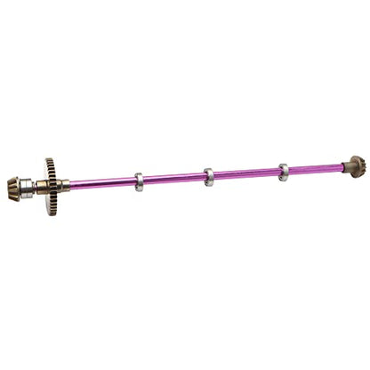 Metal Differential & Main Drive Shaft Upgraded Set Replacement Spare Parts Accessories Compatible with WLtoys 1/12 Scale 124016 124017 124018 124019 RC Car Upgrade Parts (Purple) - color: 1:12 Upgraded Set