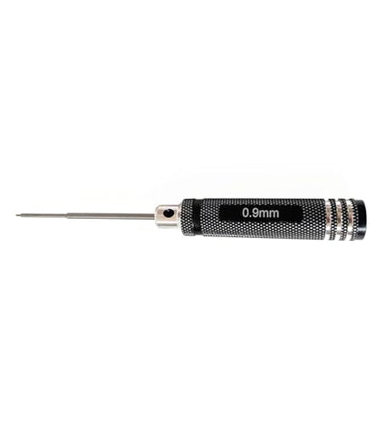 7pcs RC Hex Screwdriver Set 0.9/1.27/1.3/1.5/2.0/2.5/3.0mm Hex Driver Set | 7 hex drivers: 0.9,1.27,1.3,1.5,2.0,2.5,3.0mm. Steel tips, aluminum handles, non-slip grip. For RC Car Drone assembly&repair.