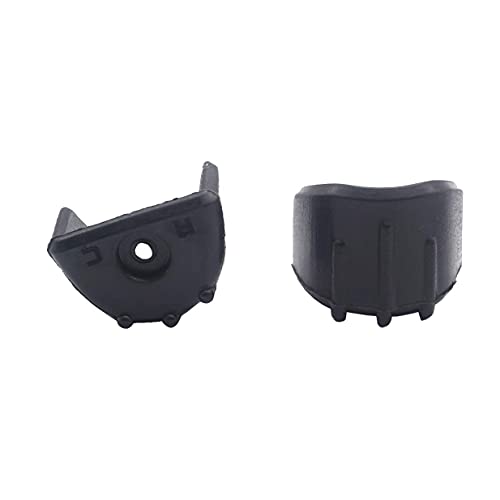 4Pack ShareGoo RC Shock Absorber Cap Protector Guards Anti-Collision Cap Compatible with 1/8 RC Car HSP HPI Axial Traxxas Redcat Racing Monster Truck Buggy (Black) - color: Black