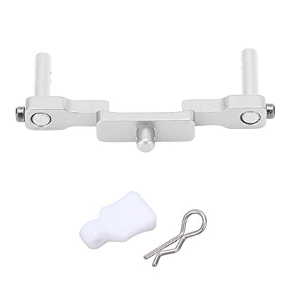 RC Body Post Mounts, CNC Machined Aluminum Alloy RC Front Mount Shell Column Compatible with SCX24 1/24 RC Cars(Silver)