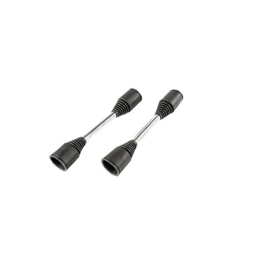 9mm Dogbone Drive Shaft Set Fit for 1/5 Hpi Rovan Km Baja 5b 5t 5sc Rc Car Parts(Black) - color: Black