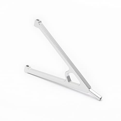 Aluminum Silver Front Chassis Linkage Y-Link Tree for 1/10 AXIAL SCX10 Rock Crawler Wrangler