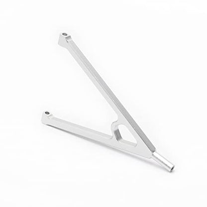 Aluminum Silver Front Chassis Linkage Y-Link Tree for 1/10 AXIAL SCX10 Rock Crawler Wrangler