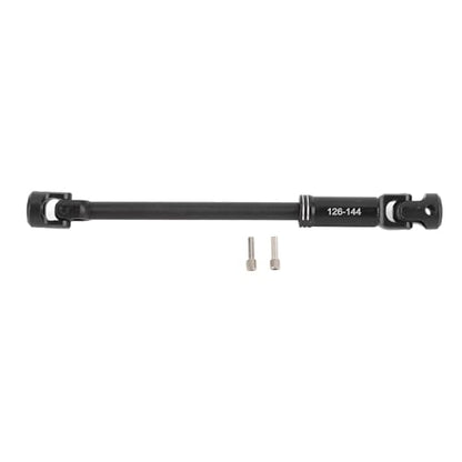 Drfeify RC Drive Shaft, Metal RC Car Crawler Drive Shaft with Screws for SCX10 1/10 Cars (126-144MM - size: 126-144MM