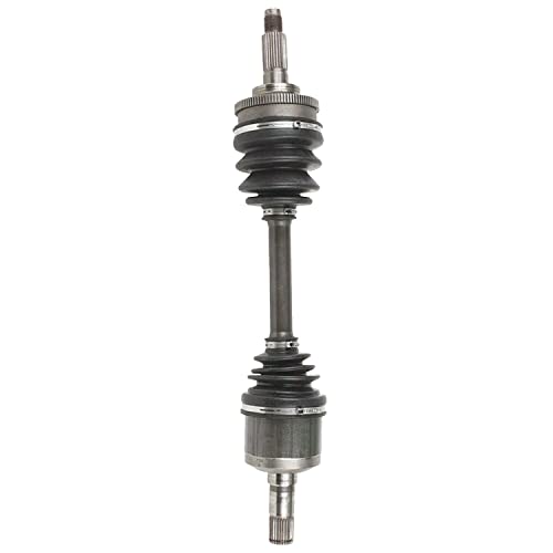 Detroit Axle - Front Left Driver Side CV Axle Shaft Assembly Replacement | for 1988-1992 Ford Probe Mazda 626 MX-6 - size: 52_AX/Single
