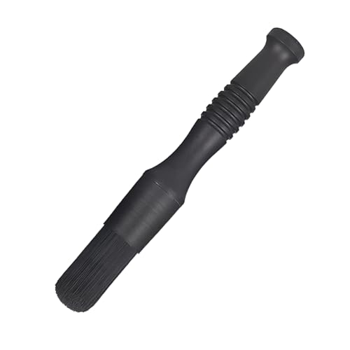 Car Parts Washer Brush, Bullet Head Parts Cleaning Brush for Cleaning Car Interior Exterior, Engine Parts, Wheel Bearing, Boats, Household Grime (Black) - color: Black