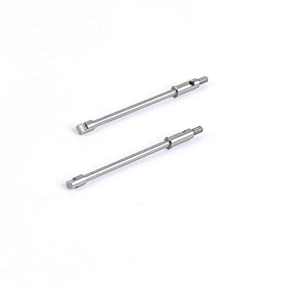 1/24 RC Stainless Steel Rear Axle Drive Shaft Set for Axial SCX24 RC Crawler Car Upgrade Parts (Rear) - style: Rear