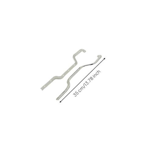 Yiju Industrial Vehicle Rc Chassis Rails Metal Frame Rails Pair Stainless Steel Long Bent Profile with Pre Drilled Holes Suitable for Custom rebuilds Repairs Trail Upgrades