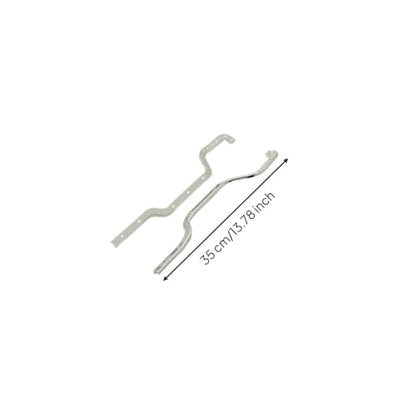 Yiju Industrial Vehicle Rc Chassis Rails Metal Frame Rails Pair Stainless Steel Long Bent Profile with Pre Drilled Holes Suitable for Custom rebuilds Repairs Trail Upgrades