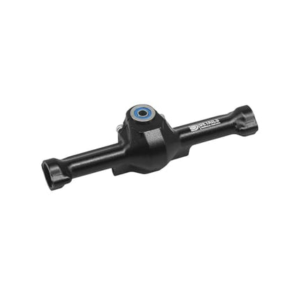 Hobby Details Aluminum Rear Axle Gear Box Skid Link Wheel Upgrade Set for 1/30 Axial SCX30 Jeep Wrangler RC Cars, Black and Gold (Rear Axle) - color: Rear Axle