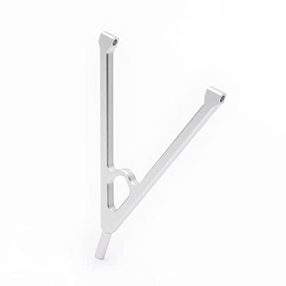 Aluminum Silver Front Chassis Linkage Y-Link Tree for 1/10 AXIAL SCX10 Rock Crawler Wrangler