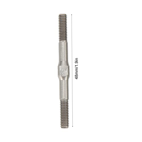 2Pcs RC Steel Turnbuckle M4 48mm RC Turnbuckle Link for ARRMA Granite for Big Rock for Typhoon for Senton 3S Brushless Brushed Series 1/10 RC Cars