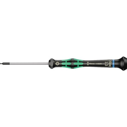 Wera 05118089001 2052 1.3 X 60 Mm Ball Head Screwdriver - size: Ballhead Hexagon 1.3mm Head, 60mm Blade