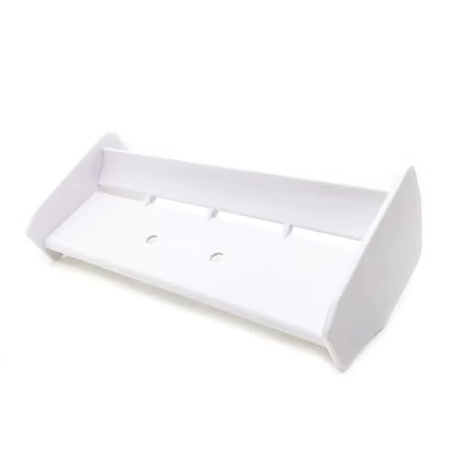 RC Car Upgrade Parts for HSP 94106 94107 94166 RC for Racing Car Off-Road for Buggy Truck S279 1/10 Plastic Rear Spoiler Tail Wing(White) - color: White