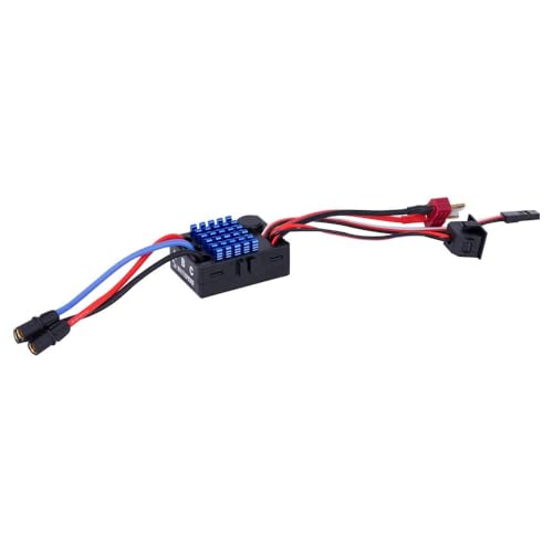 35A Waterproof Sensorless Brushless ESC with 5V/2A BEC Upgrade Speed Controller for 1/16 & 1/18 RC Off-Road Vehicles