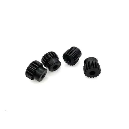 Compatible with Axial for SCX10 1/10 RC Crawler Car Upgrade Parts 4pcs 48P 3.17mm RC Car Motor Gear Pinion 16T 17T 18T 19T RC Assortment