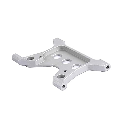 RZXYL Aluminum Alloy Battery Tray Bracket Mounts for 1/10 Axial SCX10 III AXI03007 RC Crawler Car Upgrades Parts (Silver) - color: Silver