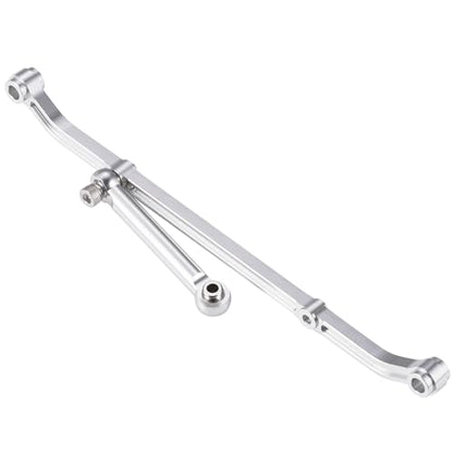 MOHERO Aluminum Steering Link Arm Tie Rod for Axial SCX10 Upgrade - color: Silver