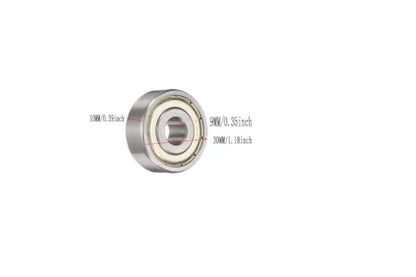 4-Pack 639-ZZ Double Rubber Sealed deep Groove Ball Bearings, 9MMx30MMx10MM, pre-Lubricated, Stable Performance, and Cost-Effective Ball Bearings - size: 639ZZ