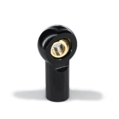 [20Pcs] M3 RC Ball Joint Rod End Links, CNC Aluminum Alloy M3 Rod Ends with Gold-Plated Copper Ball, Precision Linkage Ends for 1/10 RC Crawler Axial SCX10, Traxxas, Tamiya, Redcat -Black - color: Black