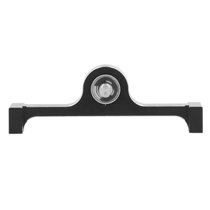 70mm Aluminum Alloy Transfer Box, Durable Gearbox Cover with Steel D-Shaped Shaft, Transmission Gearbox for 1/10 RC Crawler Upgrades Off-Road Racing and Rock Crawling Enthusiasts - color: Black