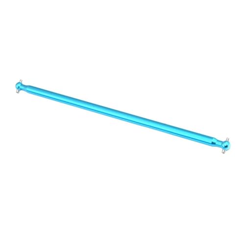 RC Car Drive Shafts for HSP for Himoto 1/10 04003 94111 94107 94118 94170 Metal Centre Drive Shaft DogBone 170mm Driveshaft 4WD RC Model Car Buggy Truck Accessories(Blue) - color: Blue