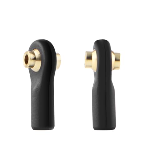 20PCS Large Angle RC Rod Ends Link Ball Ends for SCX24 Upgrade | Nylon Material, Brass Ball Core, Plug & Play